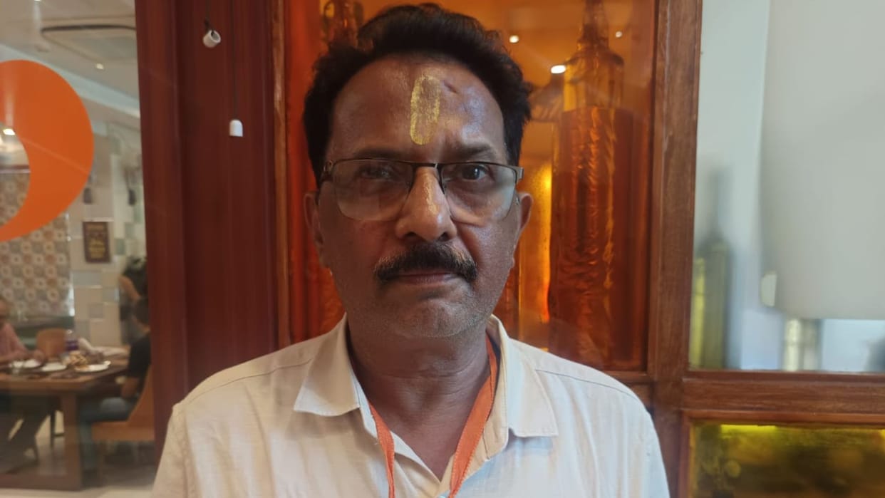 Odisha astrologer and yoga scholar Radheshyam Sharma advised chanting name of name in BHU Varanasi
