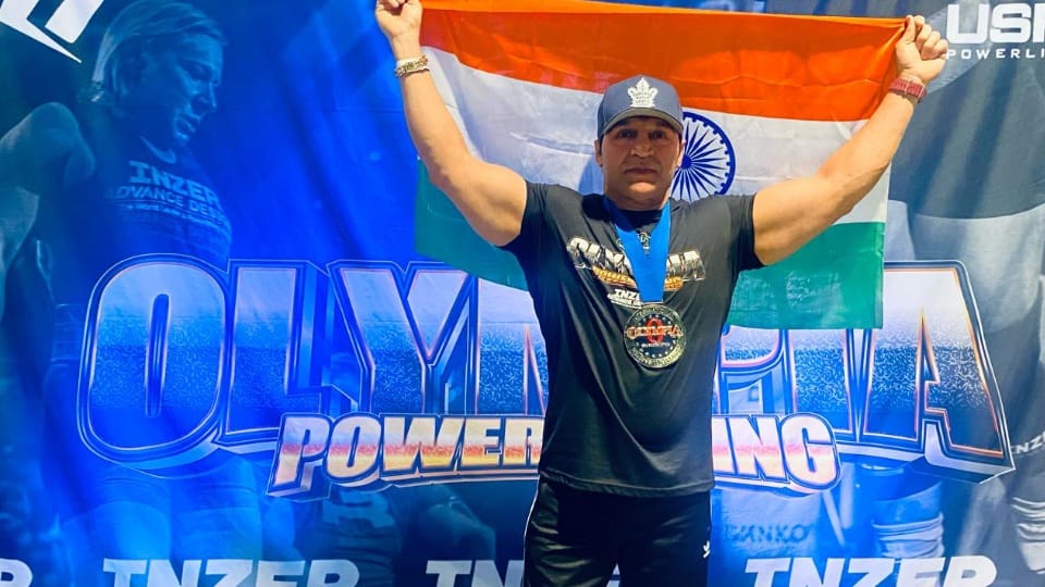 Abohar power lifter Tony Sandhu won gold medal in IPL Olympia power lifting competition in America