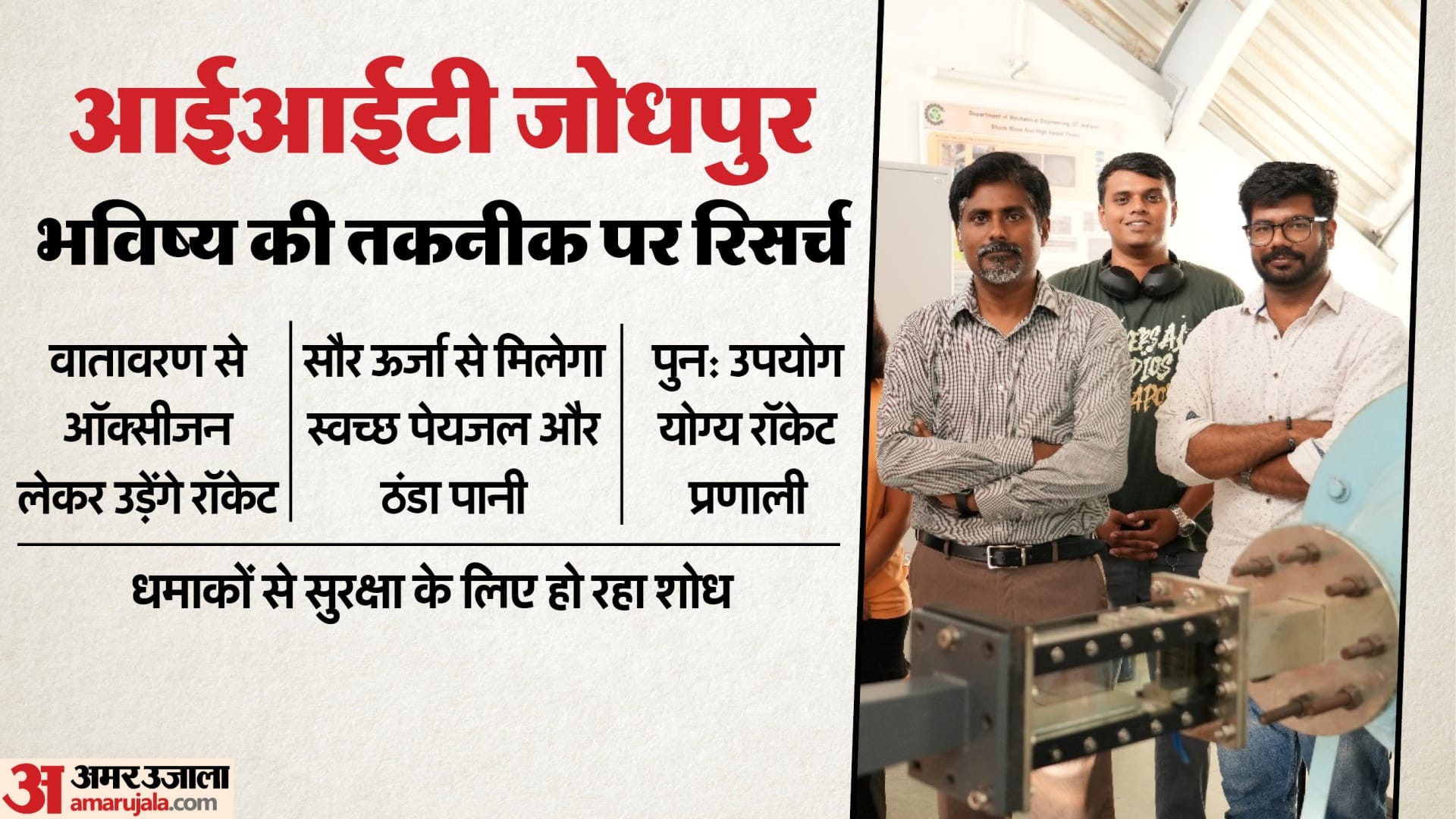 रिसर्च में लगी आईआईटी जोधपुर की टीम