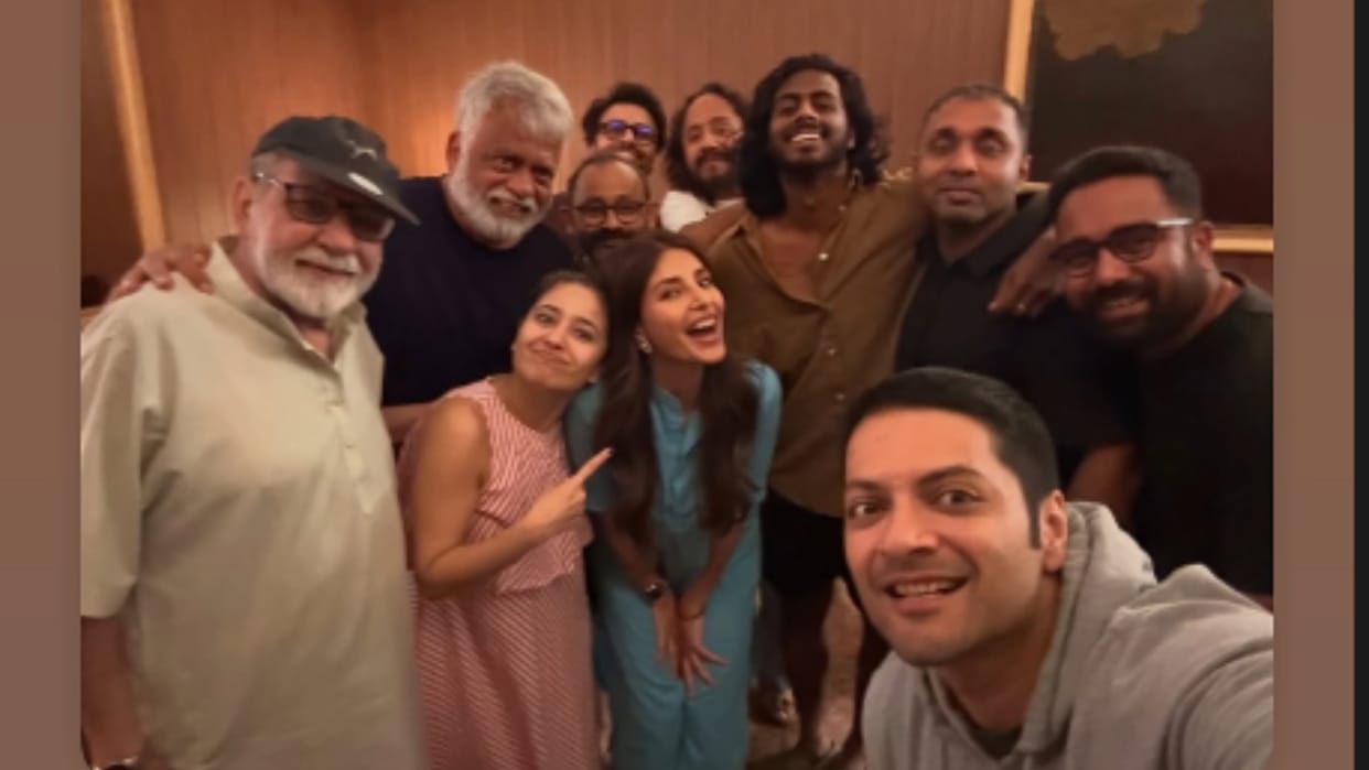 ali fazal celebrates his 39th happy birthday on the set of mirzapur the film
