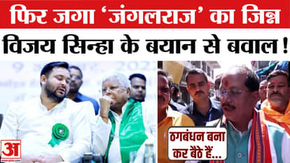 Bihar Election 2025: Vijay Kumar Sinha's statement on 'jungle raj' sparks political uproar, gives this reply t