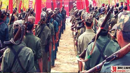 Over 100 Naxalites including top Maoist leader Raju Salam surrender in Kanker; lay down their arms at BSF camp