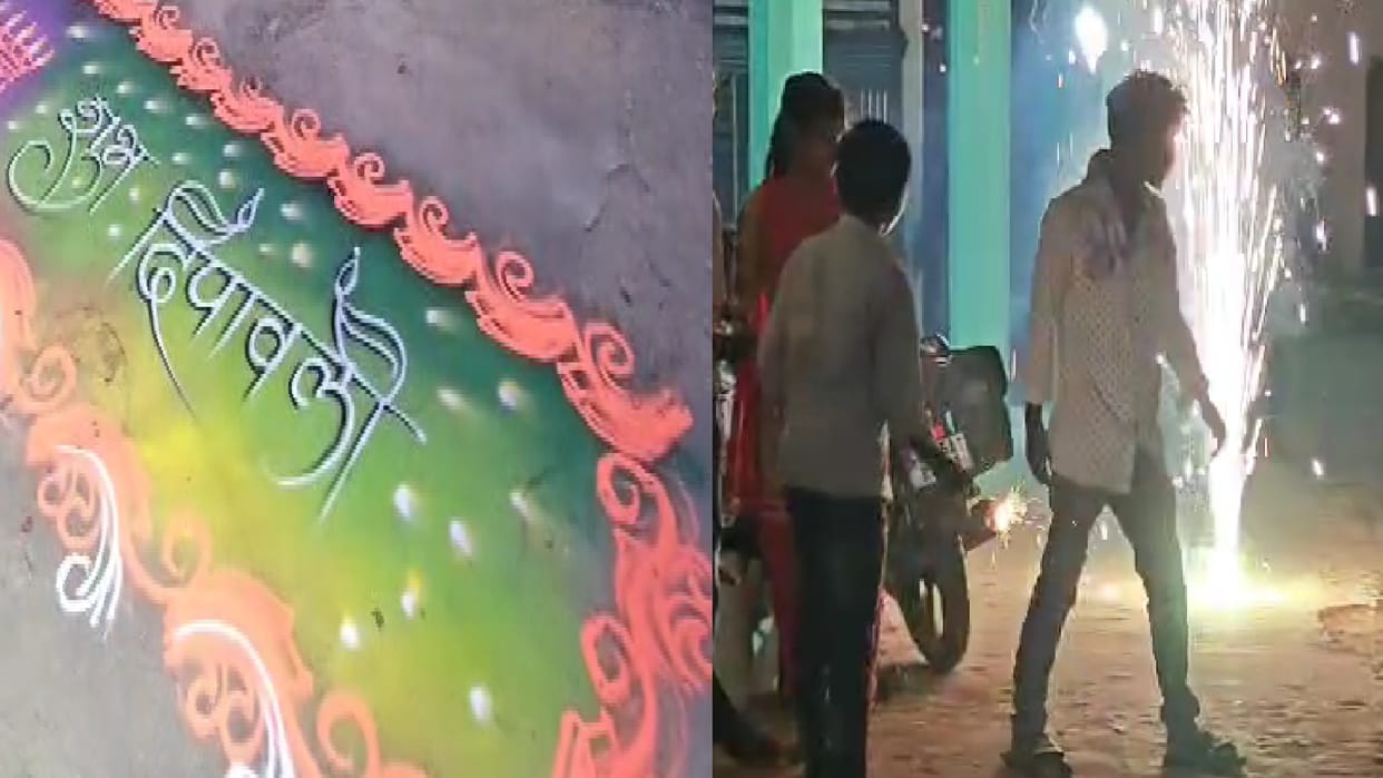 Diwali was celebrated a week early in Semra village in Dhamtari