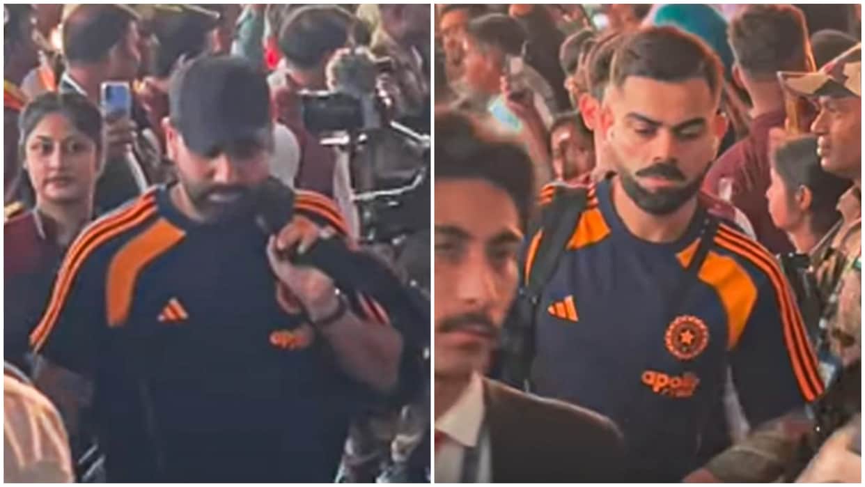 IND vs AUS: Indian team leaves for Australia tour, Rohit and Virat spotted at Delhi airport, watch VIDEO
