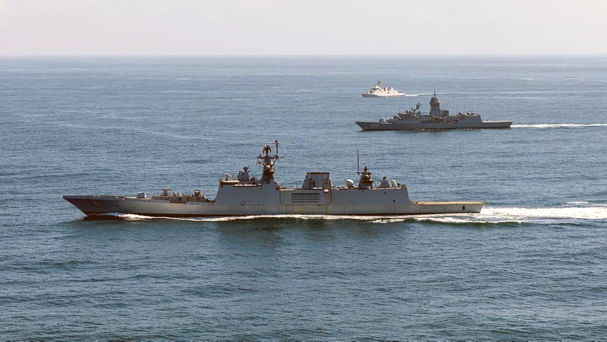 Samudra Shakti Indo-Indonesian naval maritime exercise in Visakhapatnam