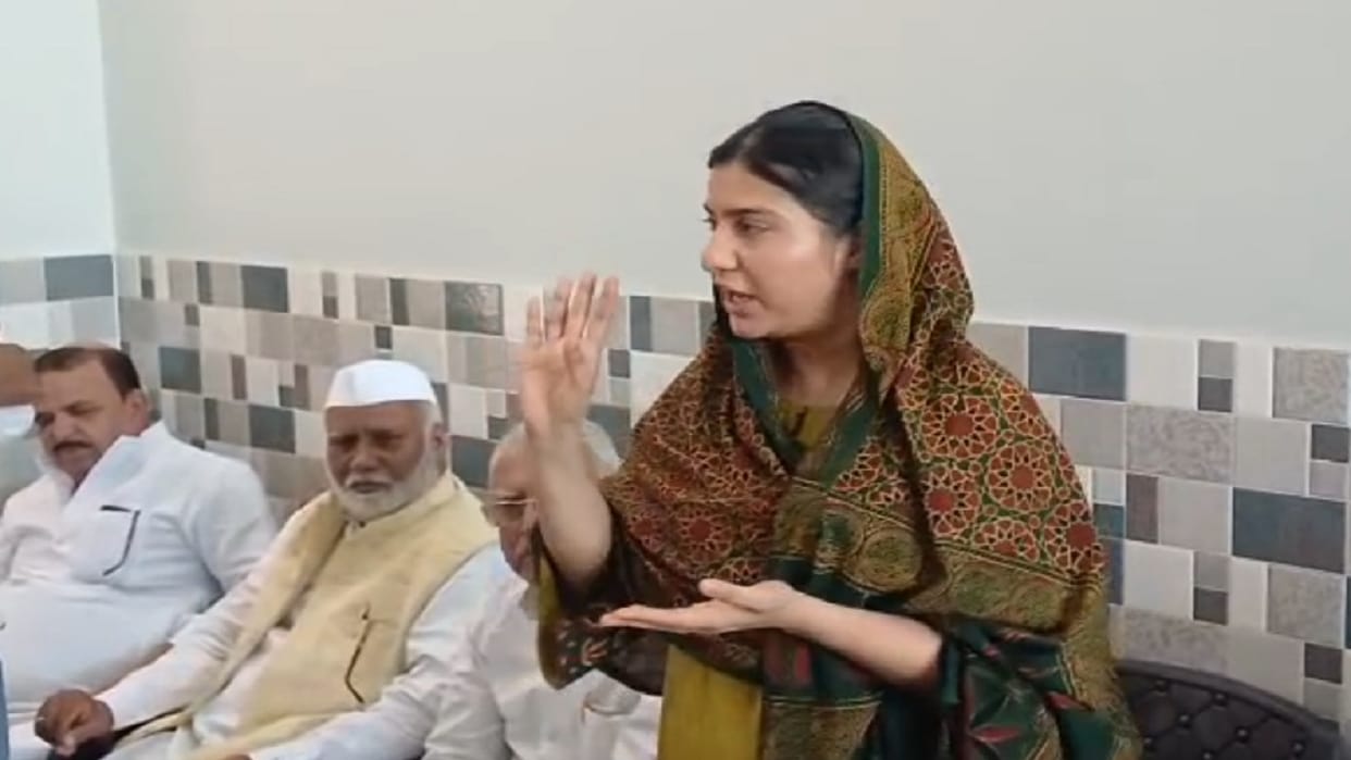 Iqra Hasan said BJP wants to create Hindu Muslim divide in the region