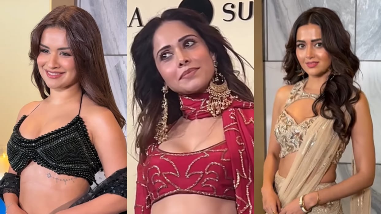 Nushrratt Bharuccha Avneet Kaur To Tejasswi Prakash Attend Mumbai Diwali Event