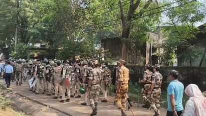 विरोध के बीच हुआ नापजोख