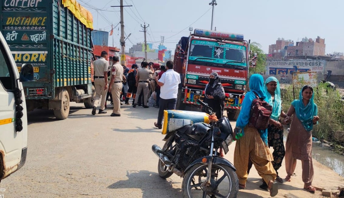 A 15-year-old boy died after being hit by a truck while riding a motorcycle