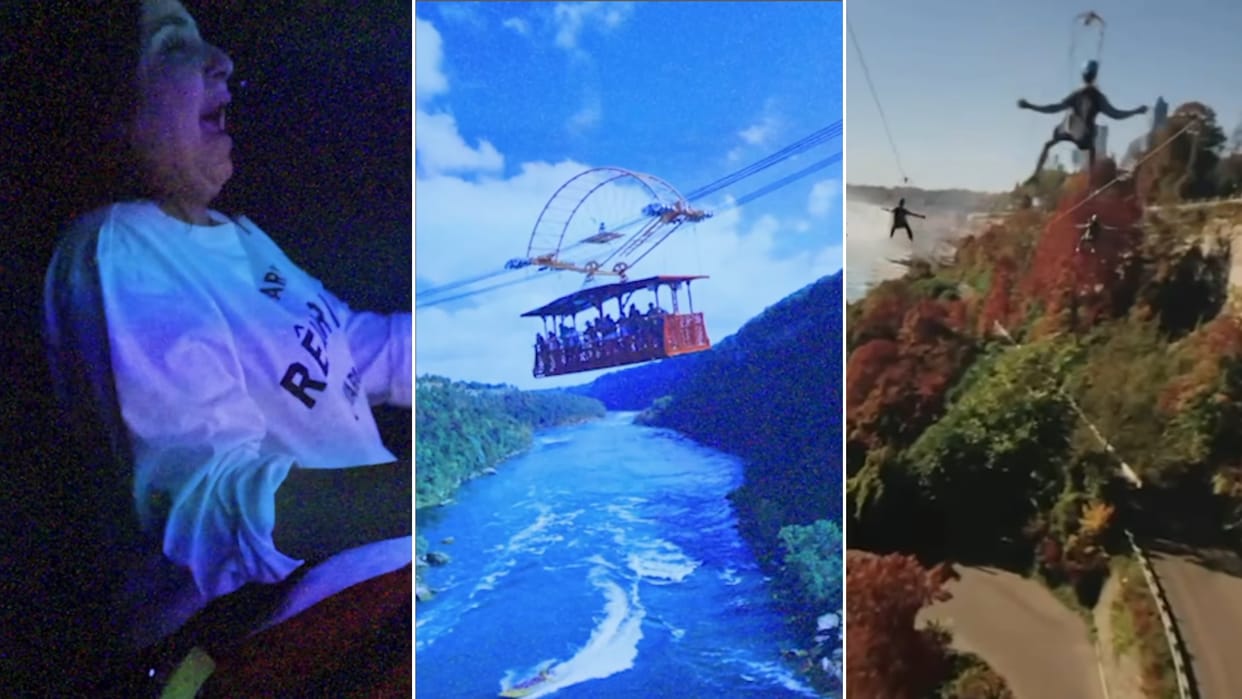 farah khan kunder video post from Toronto famous Niagara Falls