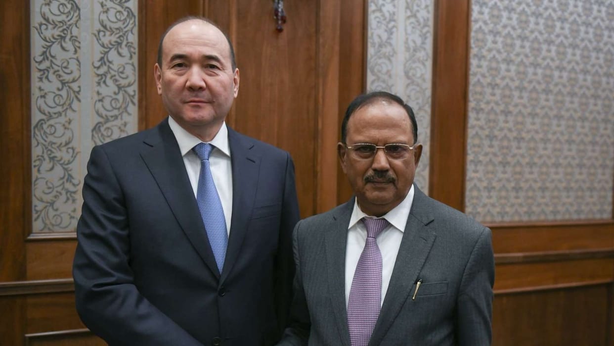 India Kazakhstan Ajit Doval meets Kazakh security chief in Bishkek discusses terrorism security cooperation