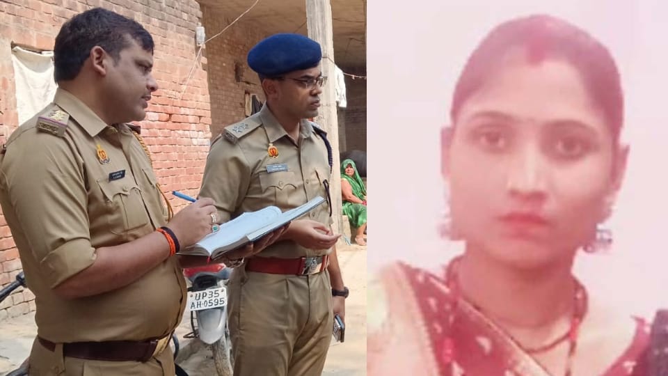 man killed his wife by hitting her on head with hammer for dowry In Shuklaganj unnao kanpur