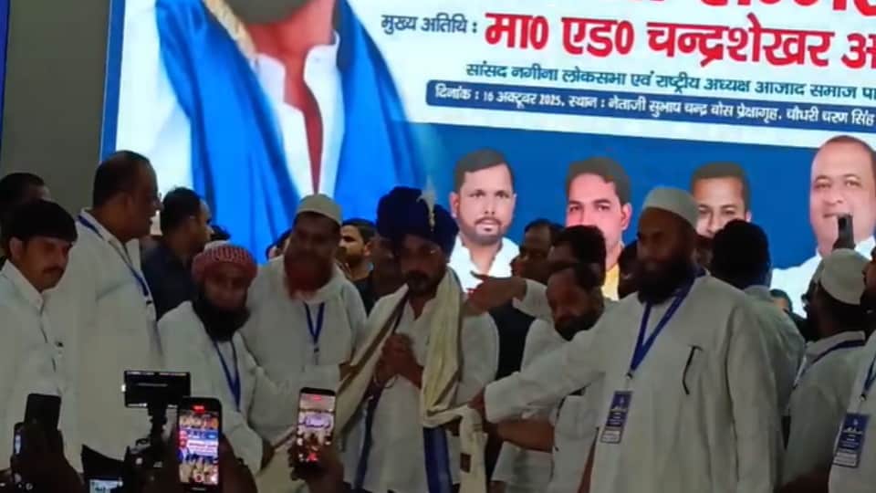 Chandra Shekhar claims Aspa will emerge as largest party in district council elections, more than 500 join