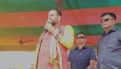 Neeraj Bablu filed nomination, targeted the opposition in Chhatapur Assembly