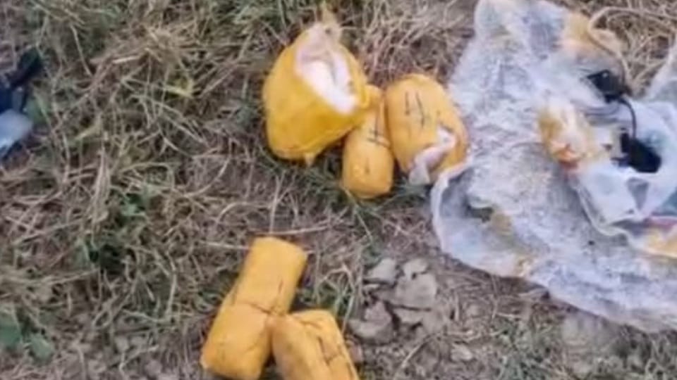 Punjab Police recovered hand grenades IED and explosive material from Pakistan
