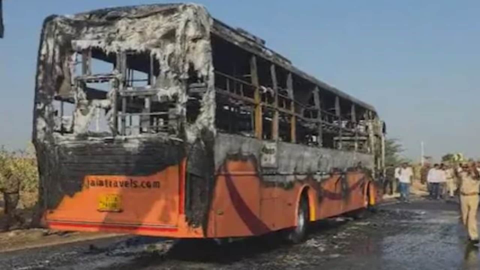 Rajasthan Bus Fire Tragedy: Death toll rises to 22, kin to get ₹10 lakh aid, six patients still on ventilator