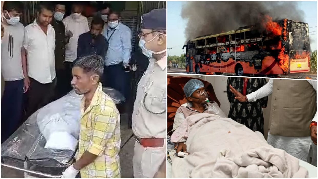 Rajasthan Bus Fire Tragedy: Death toll rises to 22, kin to get ₹10 lakh aid, six patients still on ventilator