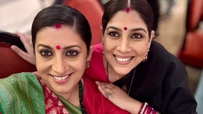 kyunki saas bhi kabhi bahu thi actress smriti irani shares selfie post with kahani ghar ghar ki sakshi tanwar