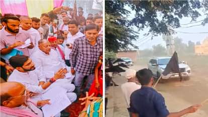 सपा सांसद आदित्य यादव पीड़ित पक्ष से मिलने पहुंचे