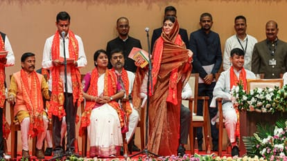 Gujarat cabinet rejig: CM brings 19 fresh faces Sanghavi is Dy CM, new innings for Jadeja wife