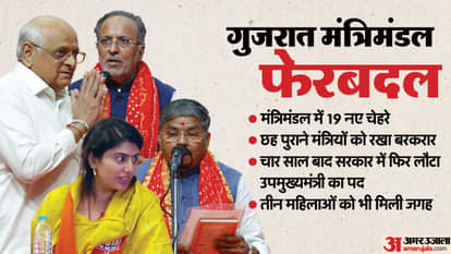 गुजरात की नई मंत्रिपरिषद का शपथ ग्रहण