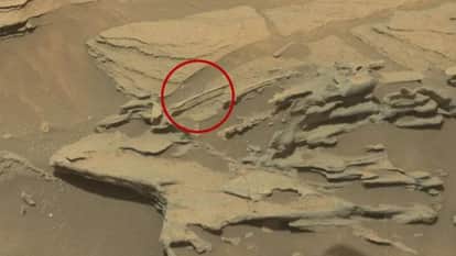 nasa curiosity rover captured a floating spoon on mars Space news in hindi