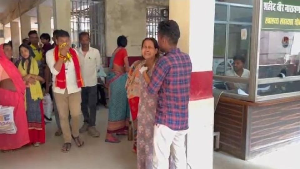 Newborn baby dies due to lack of oxygen woman husband makes allegations hospital denies in Korba
