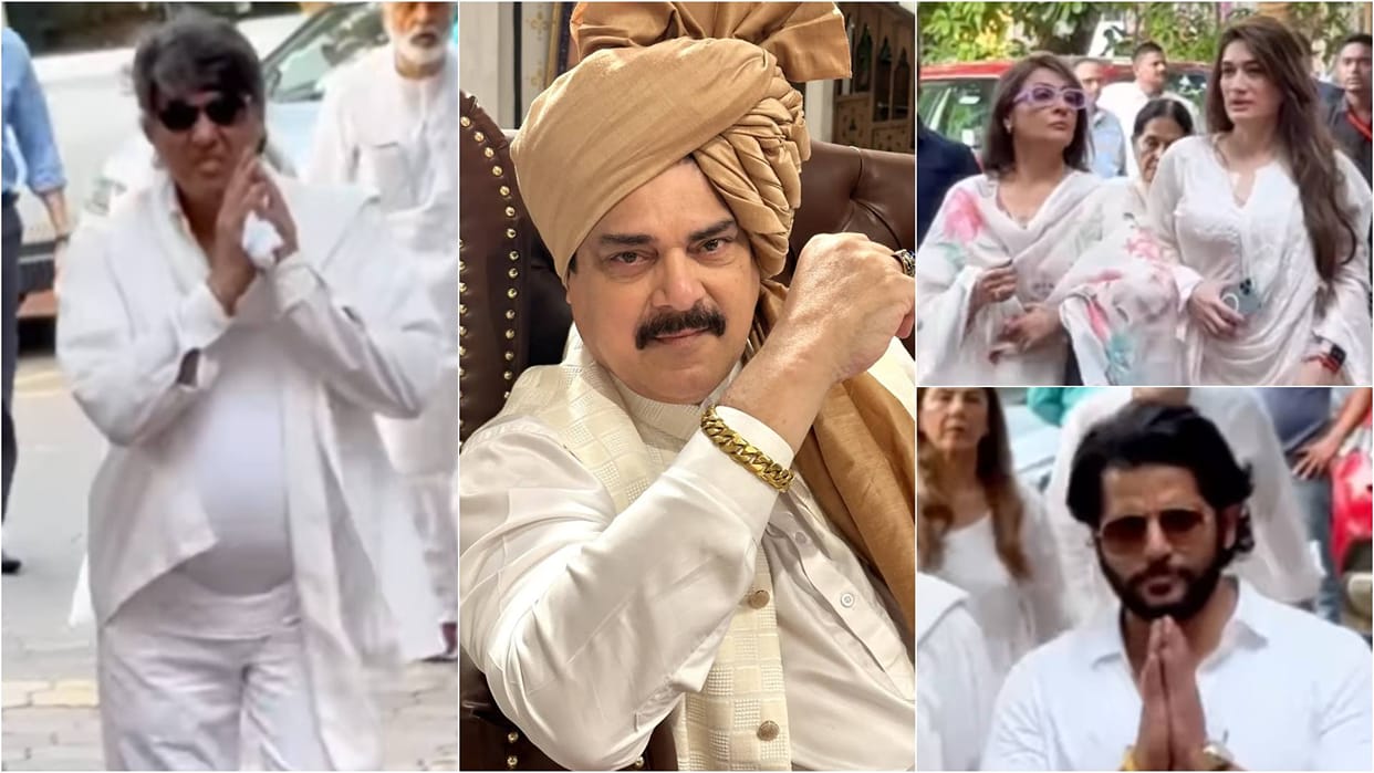 Mukesh Khanna to urvashi dholakia celebs arrived at Pryaer Meet of Late actor Pankaj Dheer