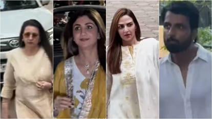 Mukesh Khanna to urvashi dholakia celebs arrived at Pryaer Meet of Late actor Pankaj Dheer