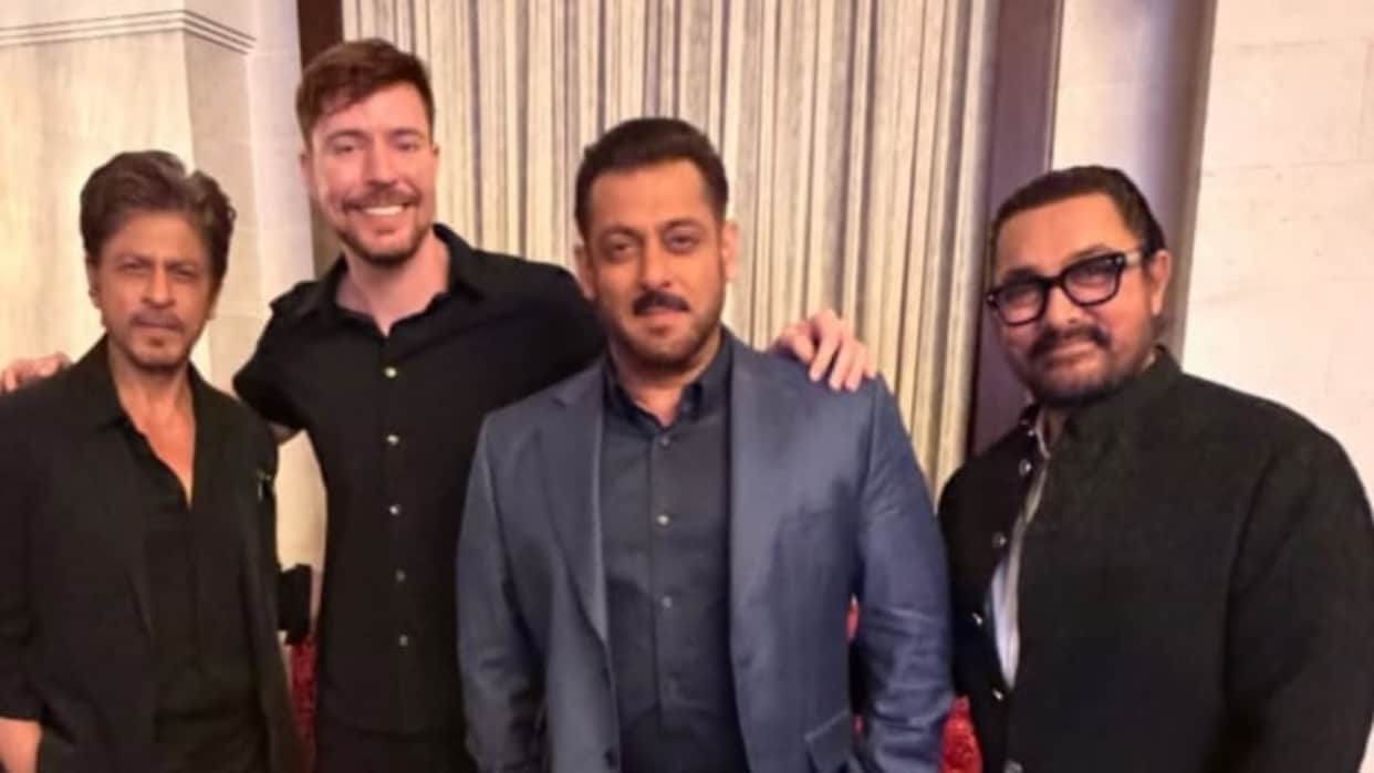 salman khan joins joy forum 2025 with shah rukh aamir khan and mr beast riyadh event goes viral