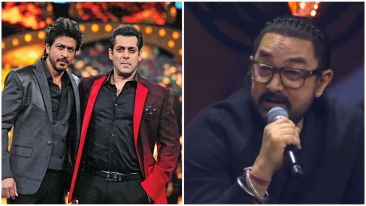 Aamir salman and shahrukh khan comes together in an event video viral