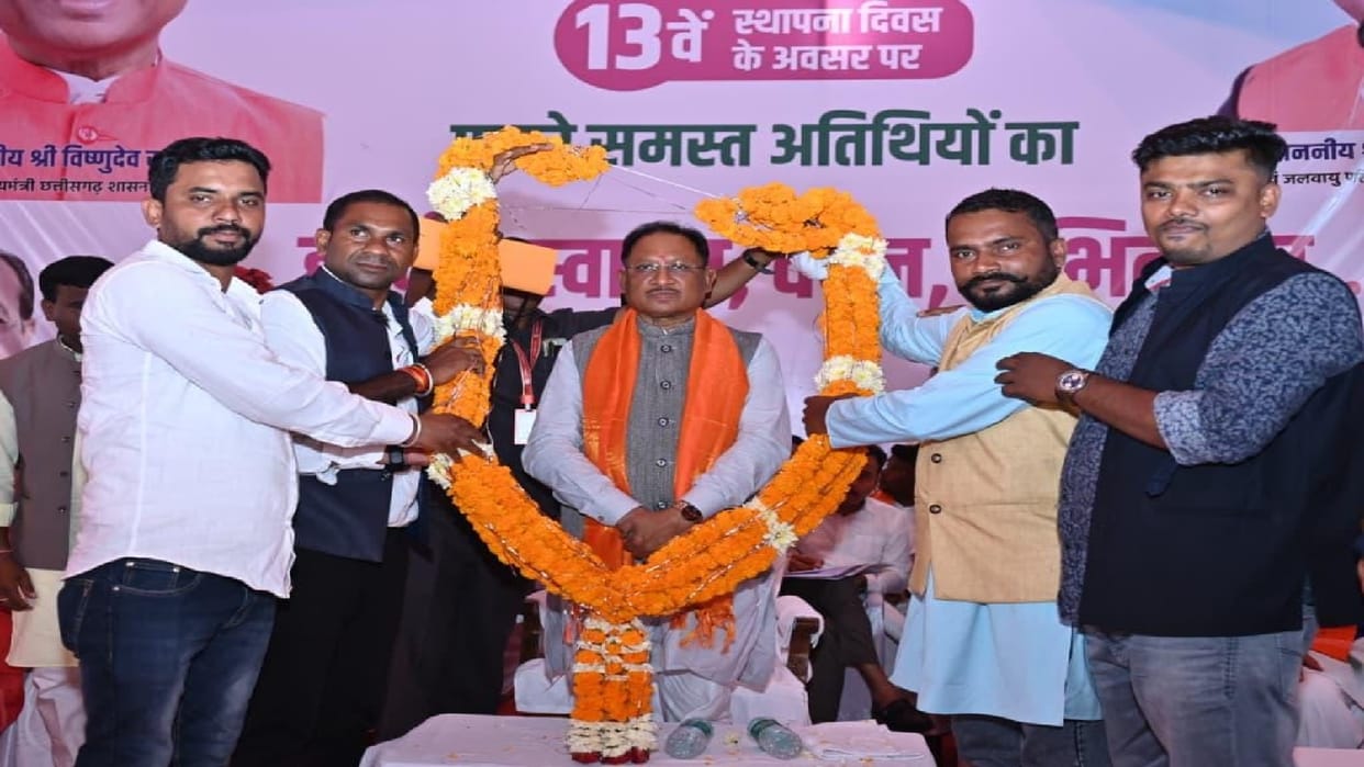 CM Sai gives Diwali gift to Kanker residents: Inaugurates 26 construction works worth Rs 90 crore