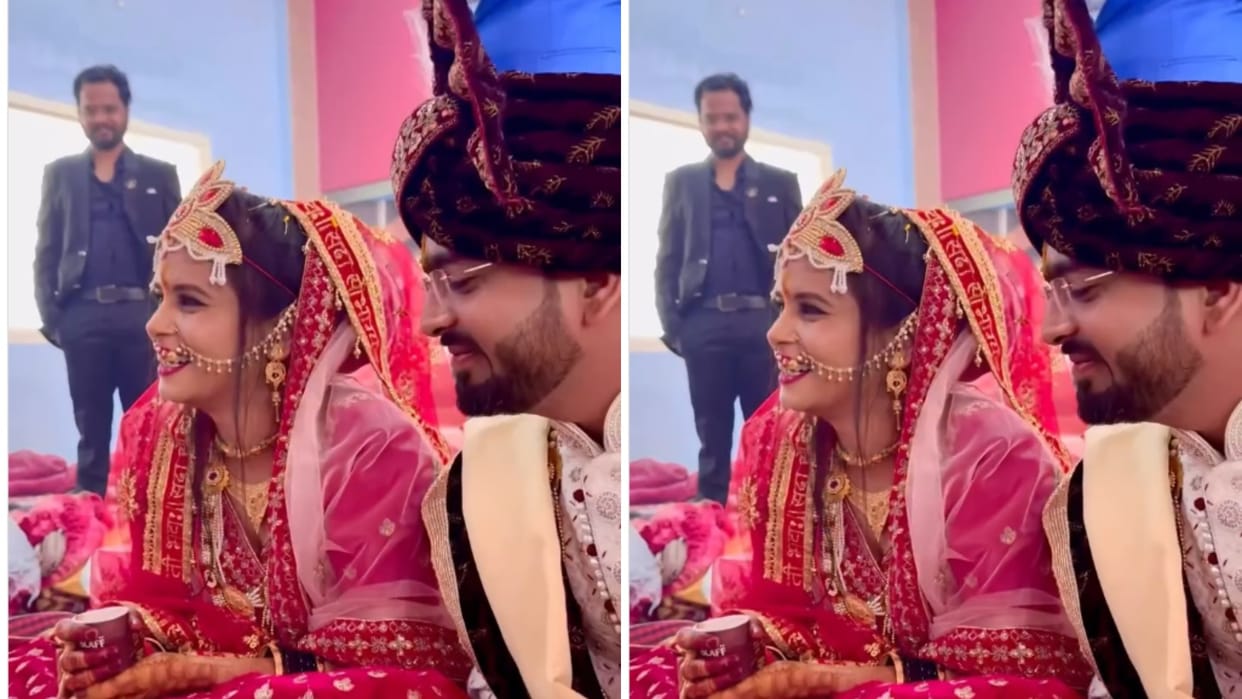 The bride tells the priest in a crowded mandap leaving everyone stunned Video goes Viral on Internet