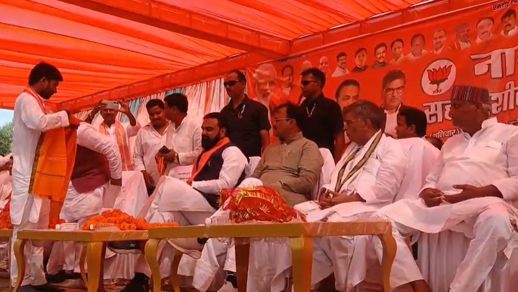 Bihar Election: Deputy CM Samrat Chaudhary and Rajasthan Deputy CM Bhairava held a meeting in Kaimur