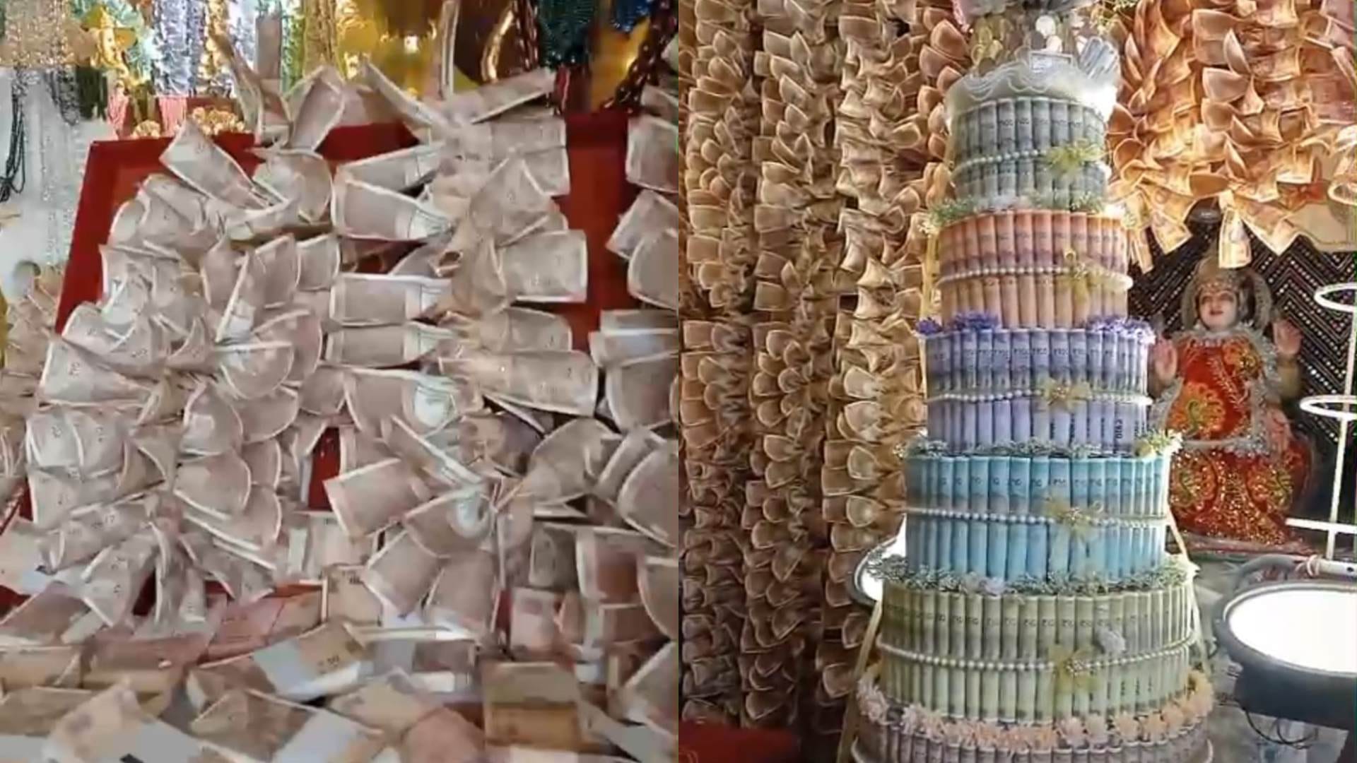 Ratlam News: Mahalaxmi temple will shine with currency notes and jewellery worth Rs 2 crore for five days