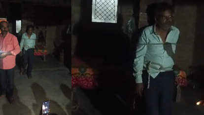 ससुराल आए पति को खंभे में बांधा