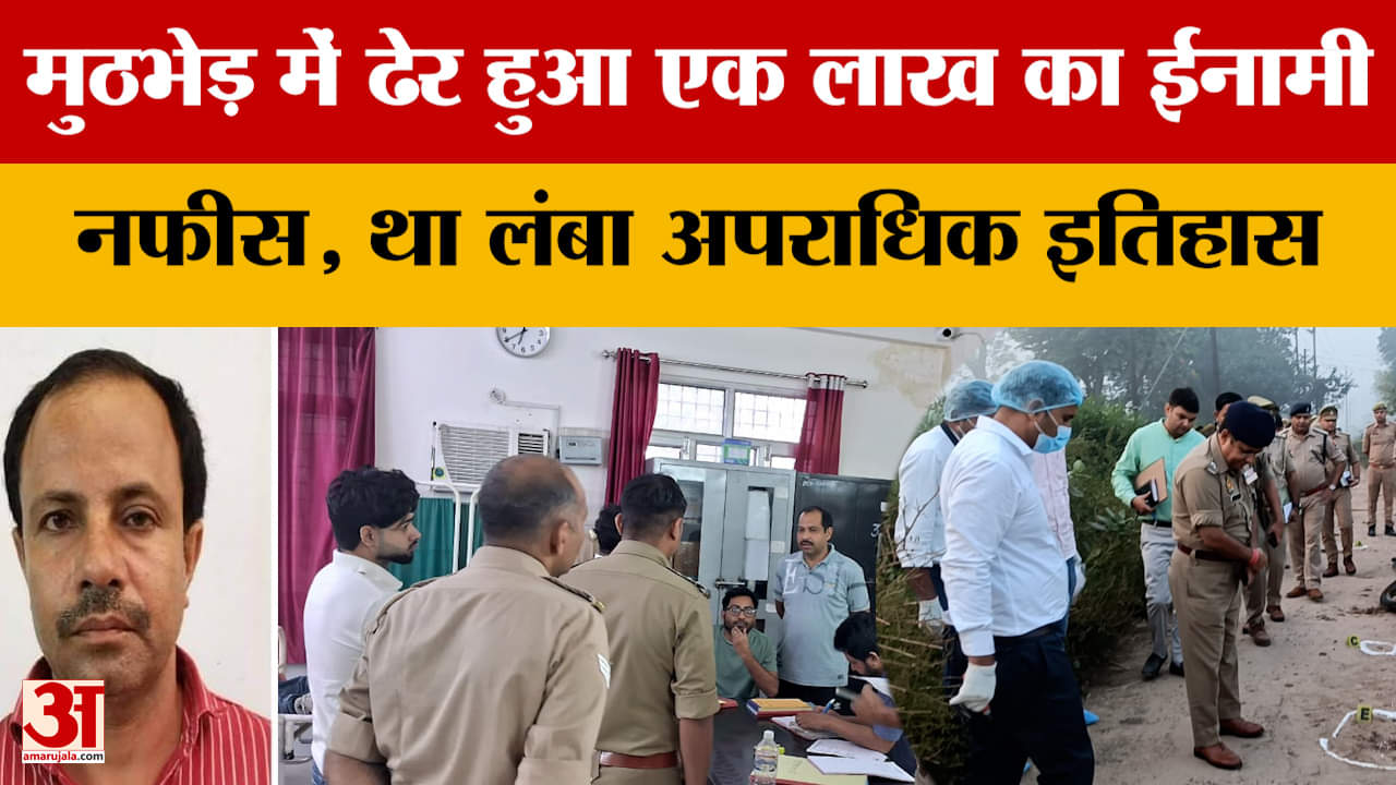 UP News: शामली में एक लाख का हिस्ट्रीशीटर मुठभेड़ में ढेर, चिचड़ गैंग का था सदस्य