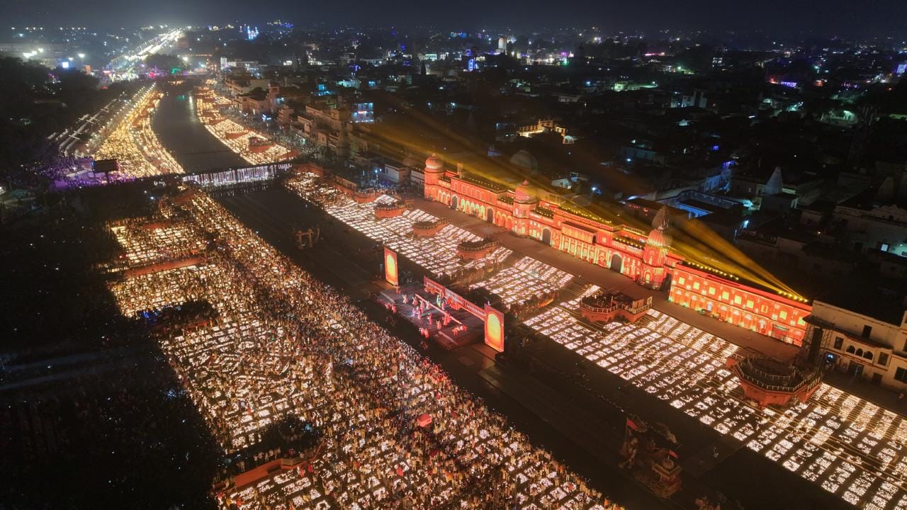 Pics of Deepotsav 2025 in Ayodhya.