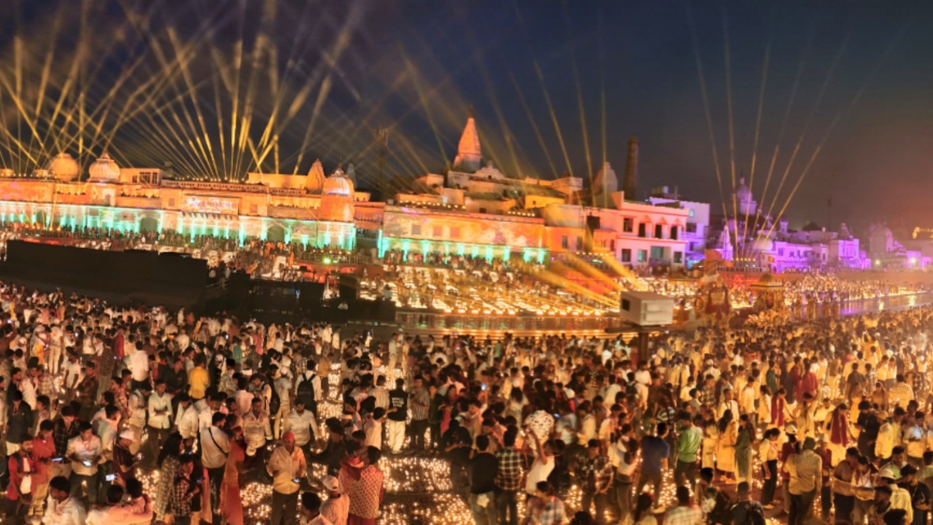 Pics of Deepotsav 2025 in Ayodhya.