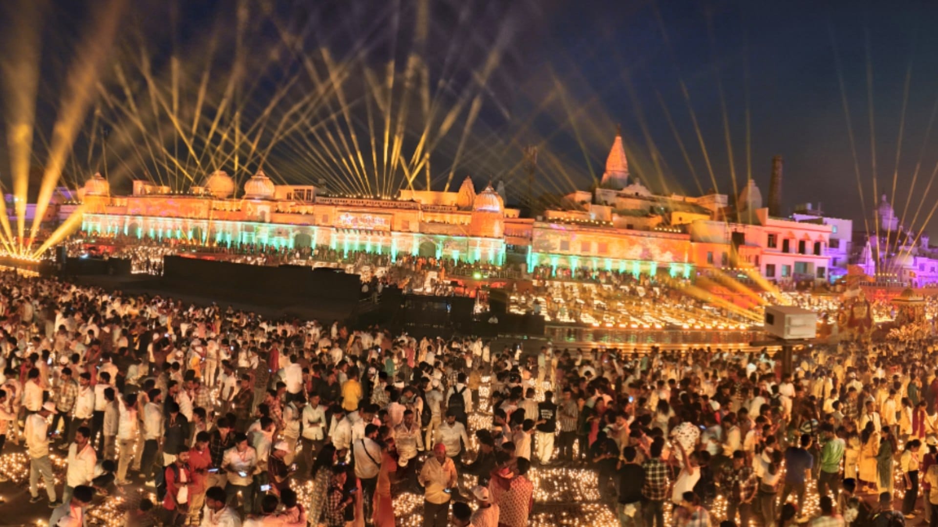 Pics of Deepotsav 2025 in Ayodhya.
