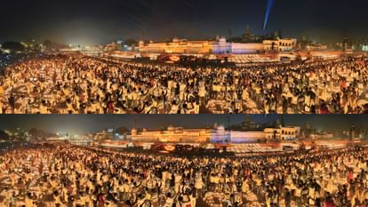 Pics of Deepotsav 2025 in Ayodhya.