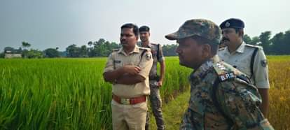 घटनास्थल पर पहुंची पुलिस