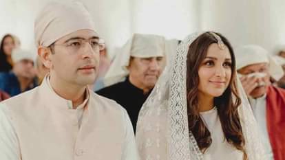 राघव चड्ढा, अभिनेत्री परिणीति चोपड़ा