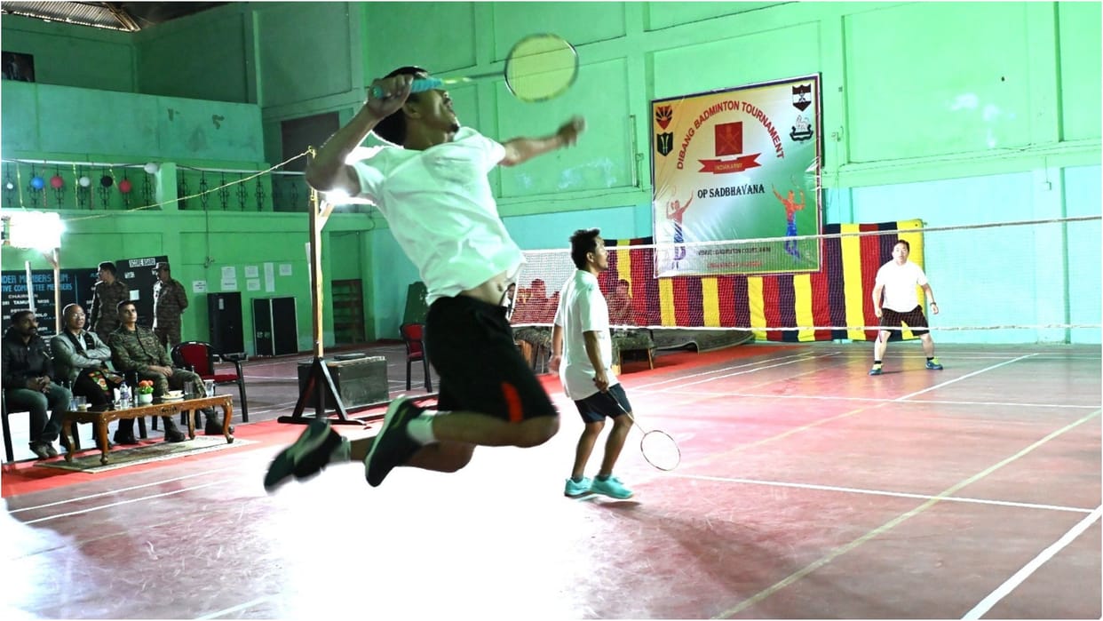 Arunachal Pradesh: Dibang Badminton Tournament 2025 strengthens Army-Public relationship