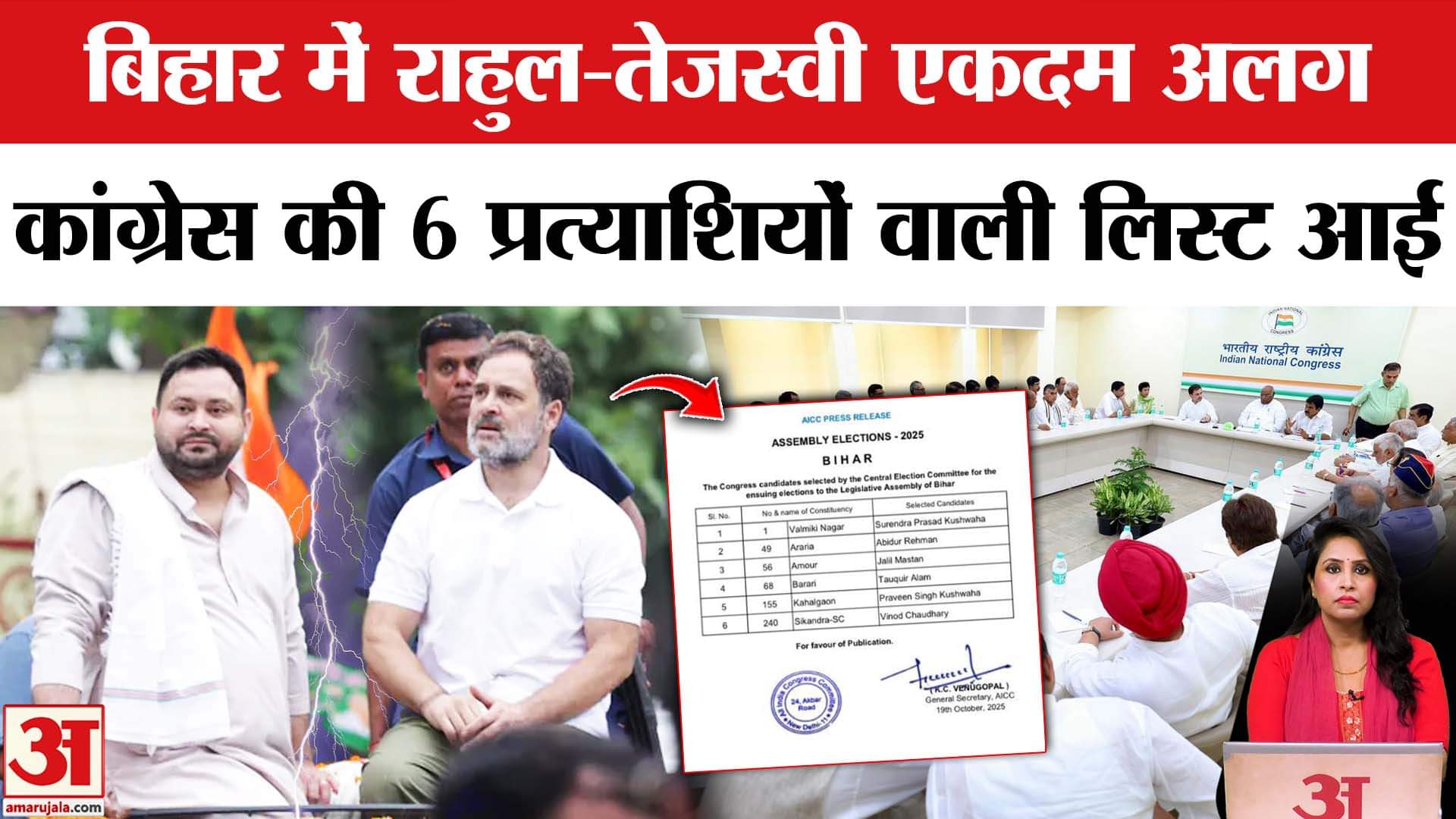 Bihar Election 2025: एक और Congress Candidate List आई सामने, 6 प्रत्याशियों को टिकट। Pappu Yadav