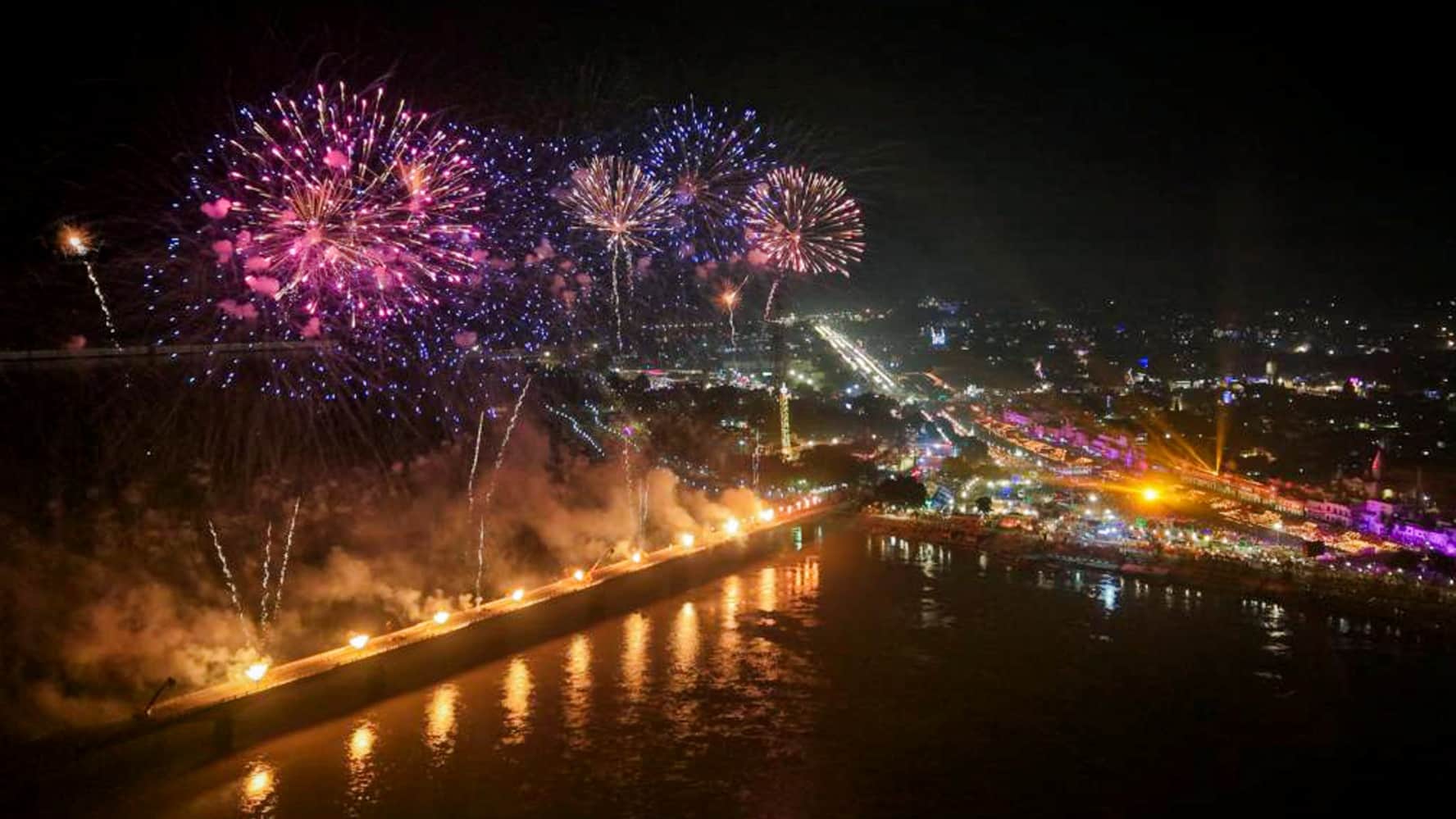 Diwali Photos Civilians to army celebrate Dipawali lights fireworks greetings across India moments in pictures