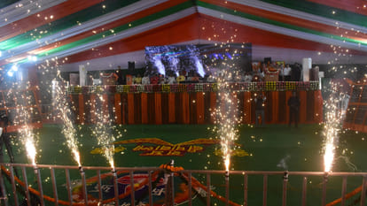CM Yogi Adityanath visited Vantangiya village in Gorakhpur for the ninth time to celebrate Diwali