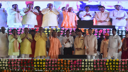 CM Yogi Adityanath visited Vantangiya village in Gorakhpur for the ninth time to celebrate Diwali