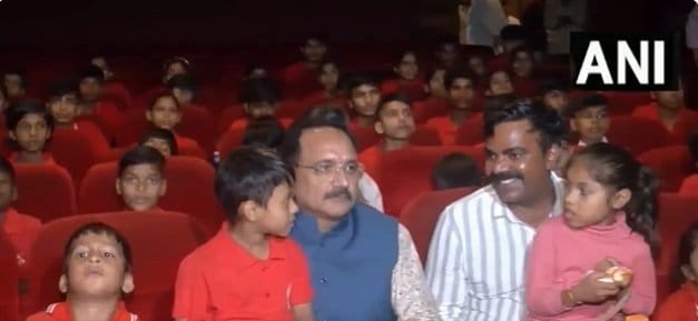 Delhi BJP President Virendraa Sachdeva celebrated Diwali with children from nderprivileged sections of society