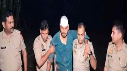 आरोपी सचिन मुठभेड़ में घायल